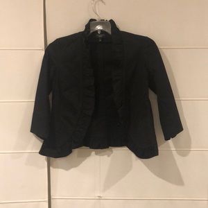 Talbots Black Cotton blazer